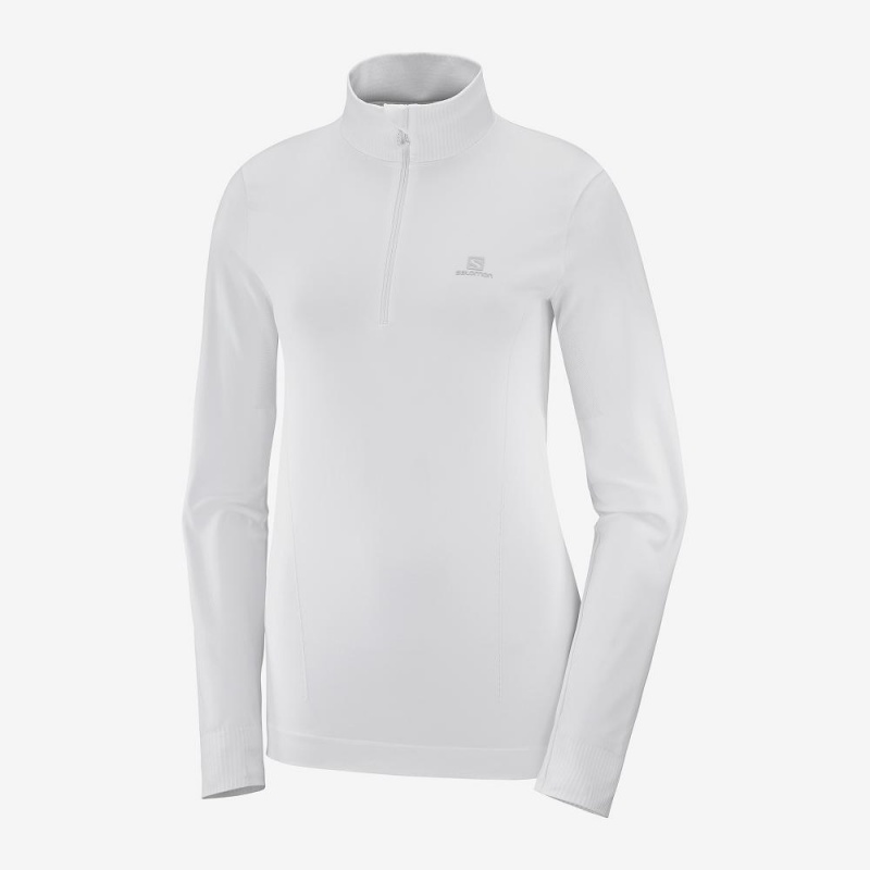 Salomon Essential Seamless Pullover Dam Vita | 42068-BGHM