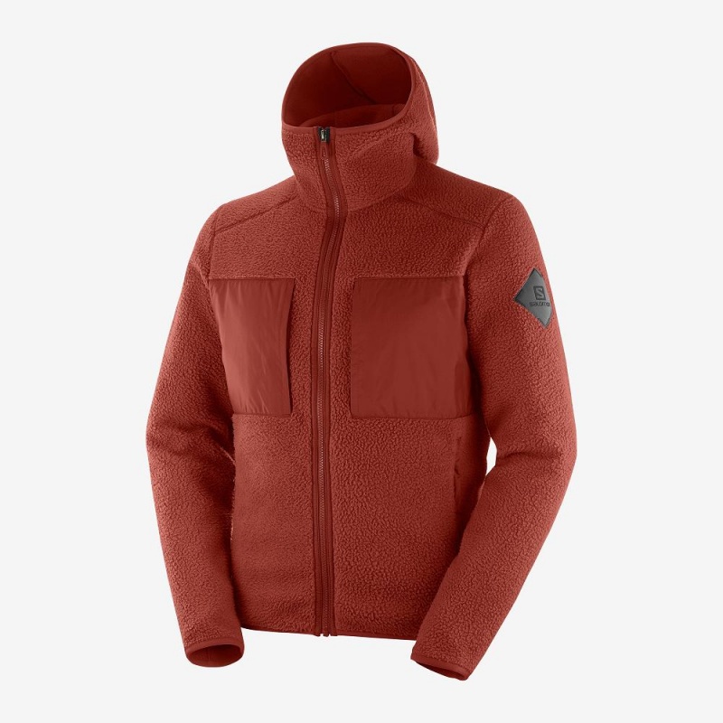 Salomon Essential Warm Teddy Skidjackor Herr Röda | 69381-DJFE