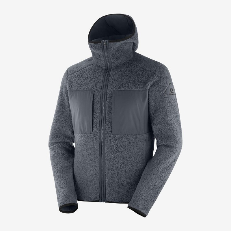 Salomon Essential Warm Teddy Skidjackor Herr Gray | 79402-IZAP