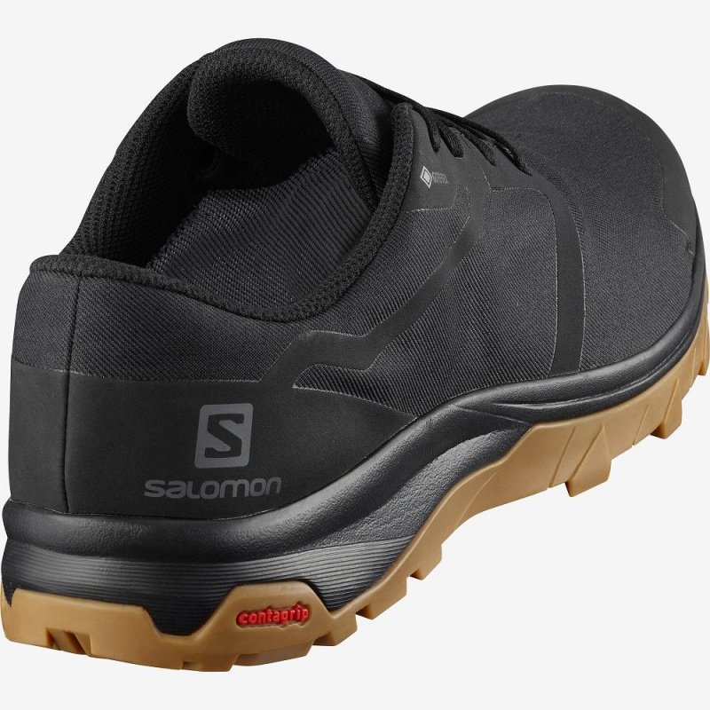 Salomon Outbound Gtx Causal Skor Herr Svarta | 95870-TGIJ