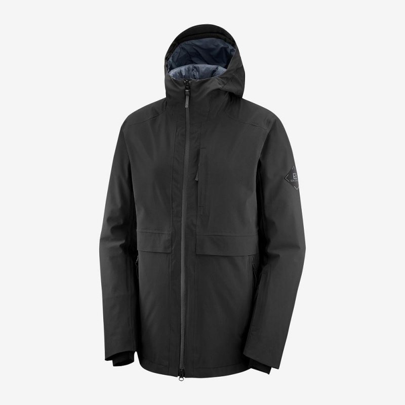 Salomon Outlaw 3In1 Jacket W Skidjackor Dam Svarta | 82670-FDNK