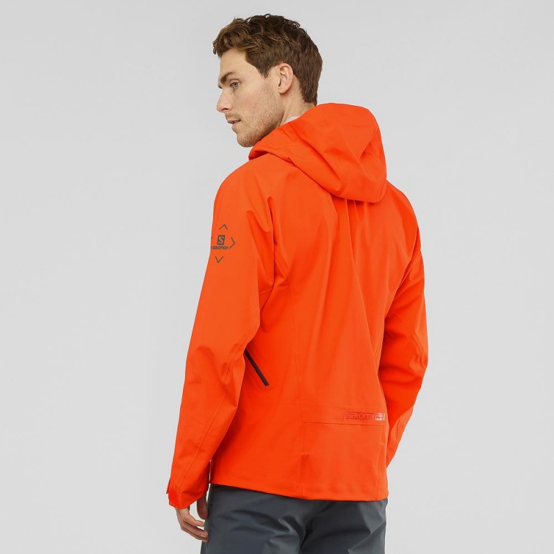 Salomon Outlaw 3L Skidjackor Herr Orange | 12385-PDIC