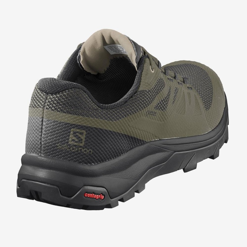 Salomon Outline Gore-Tex Trekking Herr Gröna | 89631-ORQJ