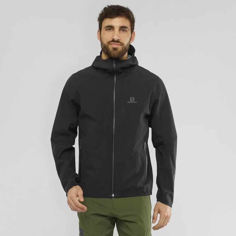 Salomon Outline Jacket M Jacka Herr Svarta | 03752-QKRA