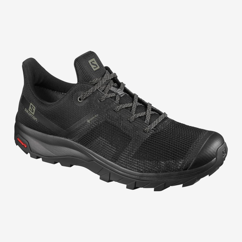 Salomon Outline Prism Gore-Tex Trekking Herr Svarta | 89432-MSCT