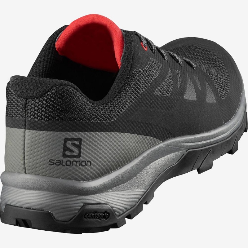 Salomon Outline Trekking Herr Svarta | 64529-QITG