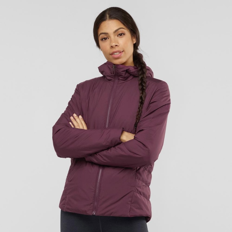 Salomon Outrack Insulated Jacka Dam Lila | 90358-TEAM