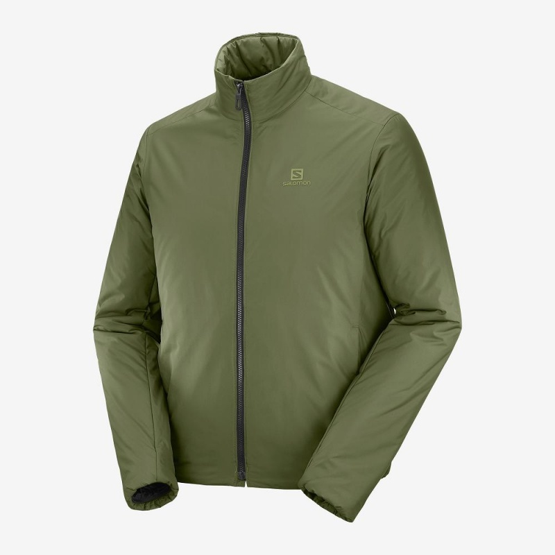 Salomon Outrack Insulated Jacket M Jacka Herr Gröna | 28915-MEIO