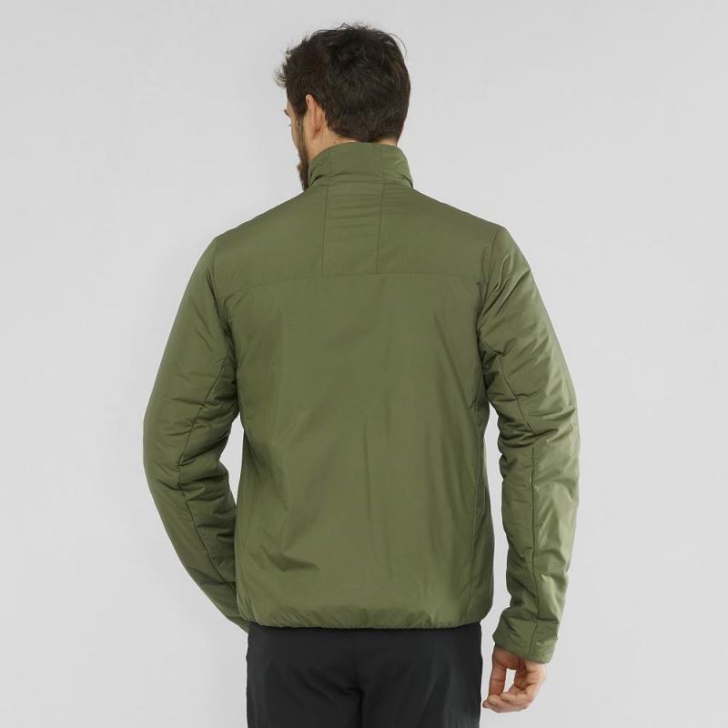 Salomon Outrack Insulated Jacket M Jacka Herr Gröna | 28915-MEIO