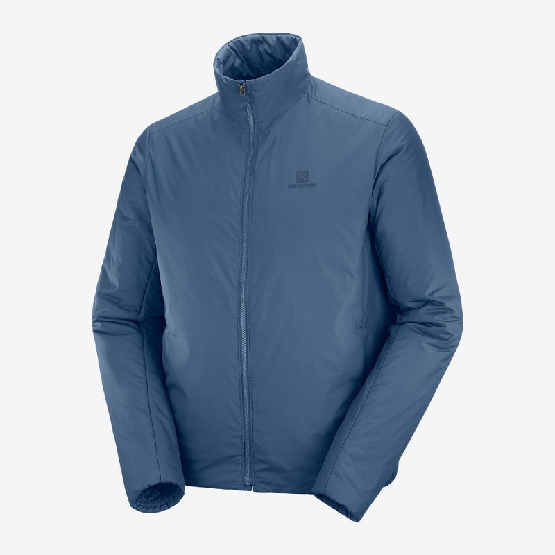 Salomon Outrack Insulated Jacket M Jacka Herr Marinblå | 37804-BOKX