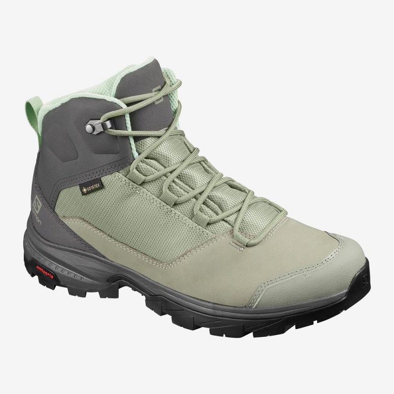 Salomon Outward Gore-Tex Promenadkängor Dam Gray | 90213-JLAD