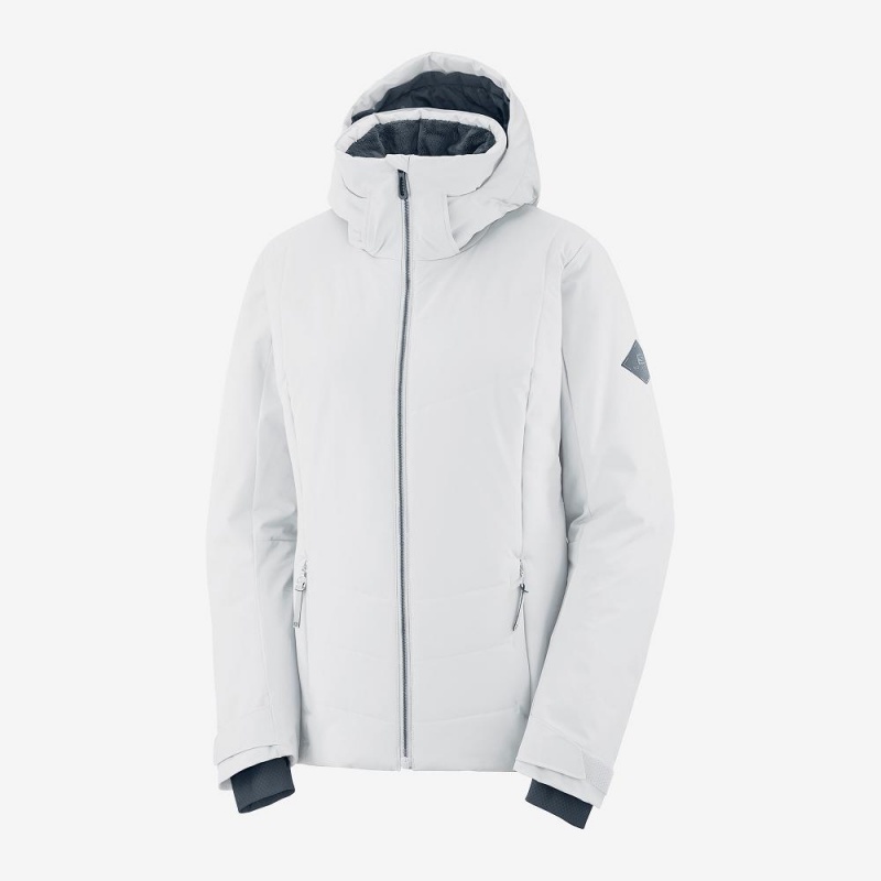 Salomon Prevail Jacket W Skidjackor Dam Vita | 86129-UIZW