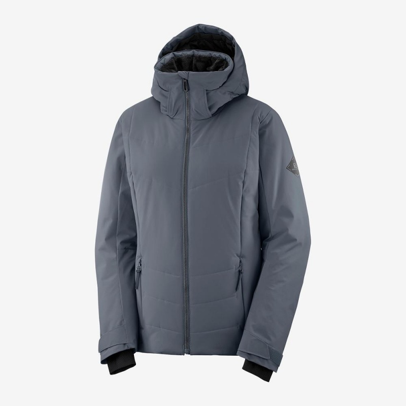 Salomon Prevail Jacket W Skidjackor Dam Gray | 84563-MDLZ