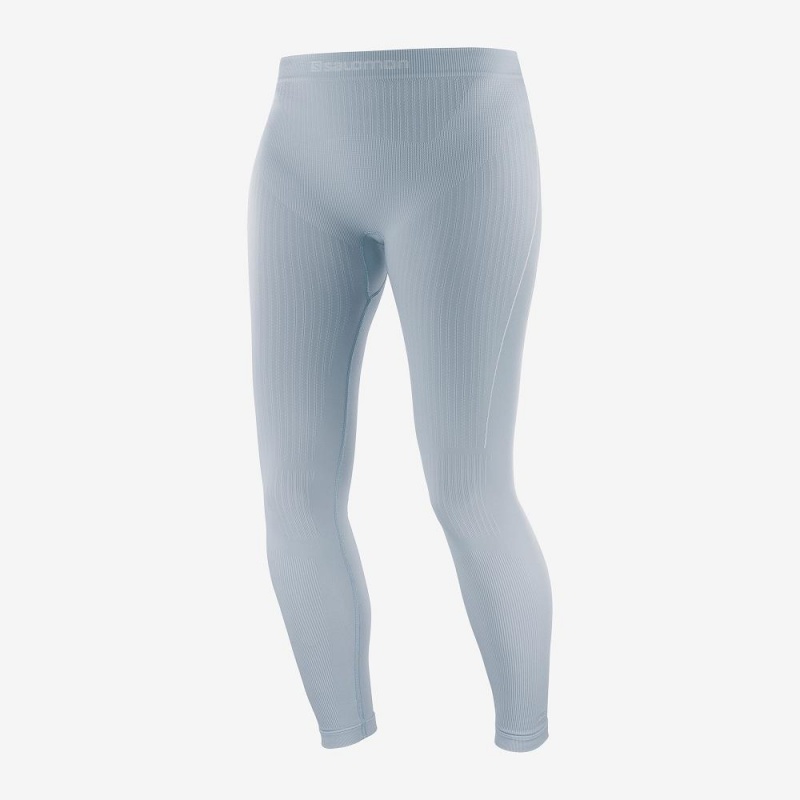 Salomon Primo Warm Tight Seamless W Strumpbyxor Dam Blå | 87201-YETF