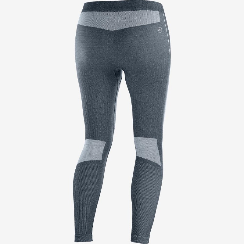 Salomon Primo Warm Tight Seamless W Strumpbyxor Dam Gray | 03246-GMFR