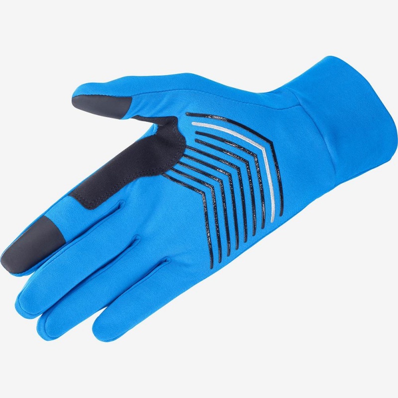 Salomon Pulse Glove U Handskar Herr Blå | 98576-WAOQ