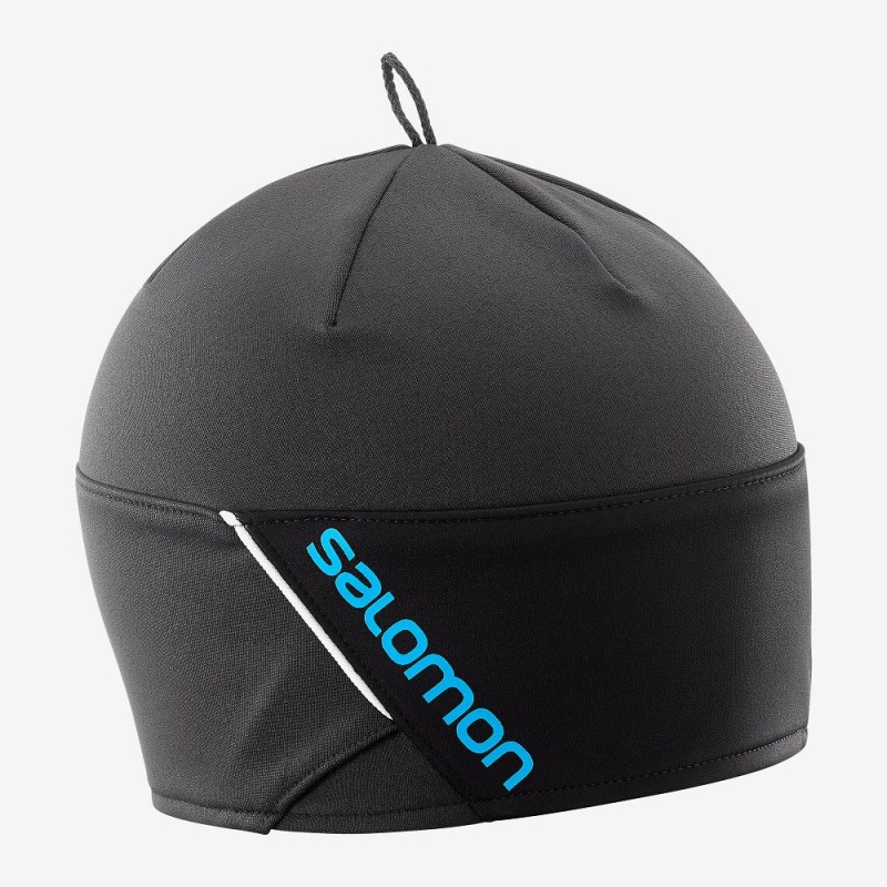 Salomon Rs Beanie Hatt Herr Svarta | 35824-TFIK