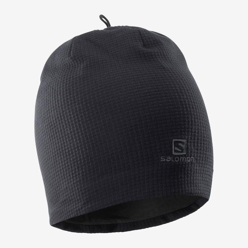 Salomon Rs Warm Beanie Hatt Herr Svarta | 30659-NFVI