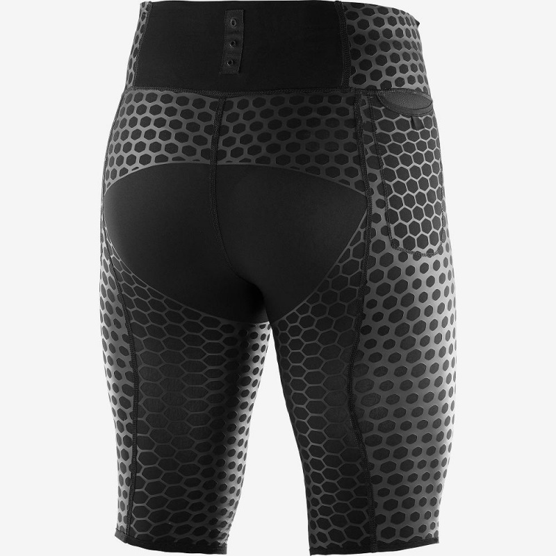 Salomon S Lab Exo Half Tight M Strumpbyxor Herr Svarta | 34062-THQY