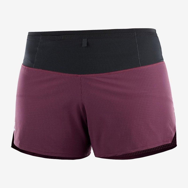 Salomon Sense Shorts Dam Lila | 45639-KQRJ