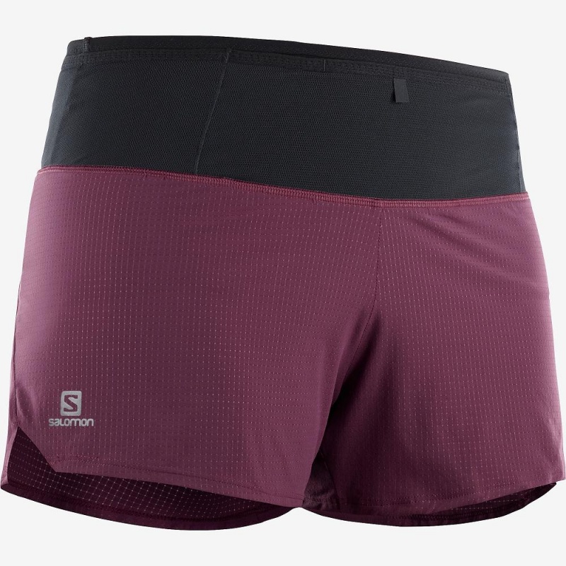 Salomon Sense Shorts Dam Lila | 45639-KQRJ