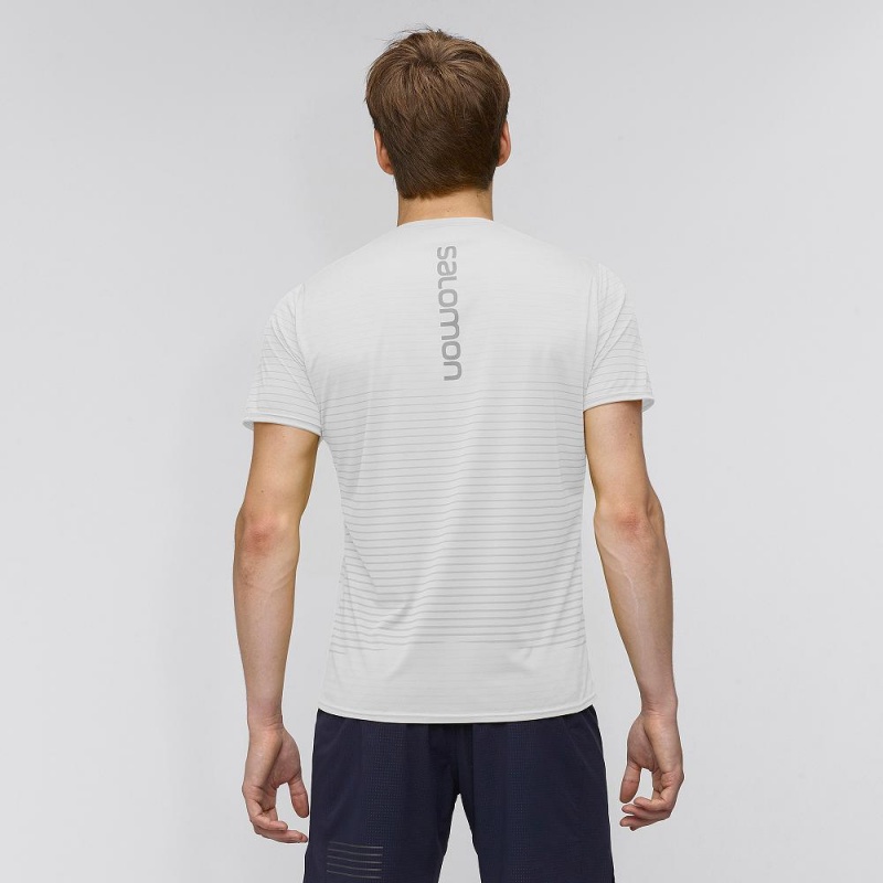 Salomon Sense Tee M Blast Herr Vita | 01372-QJKY