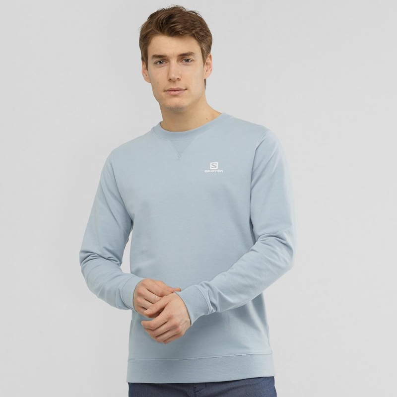 Salomon Shift Crewneck M Pullover Herr Blå | 57210-OZWL