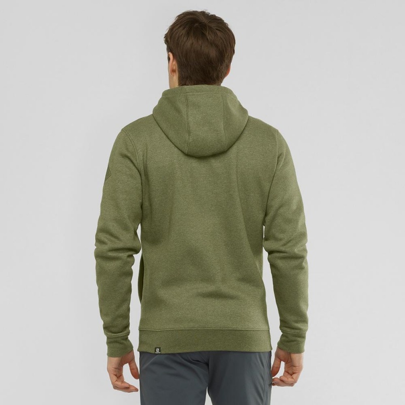 Salomon Shift Full Zip Hoodie M Löparjacka Herr Gröna | 41083-MCUB