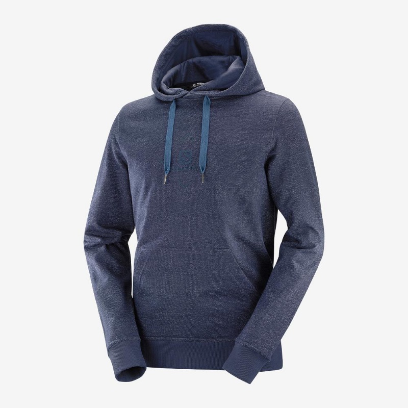 Salomon Shift Hoodie M Hoodie Herr Marinblå | 48619-BSQY