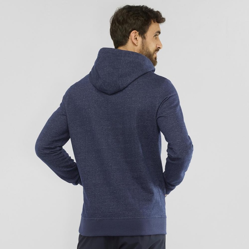 Salomon Shift Hoodie M Hoodie Herr Marinblå | 48619-BSQY