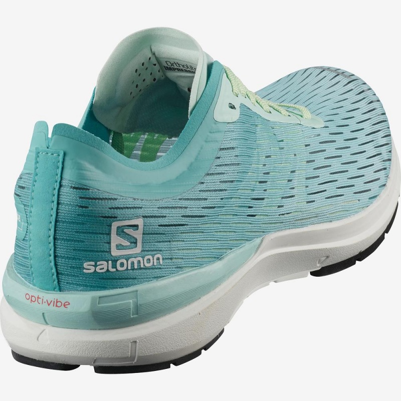 Salomon Sonic 3 Accelerate W Trail Löparskor Dam Gröna | 81675-PSKL