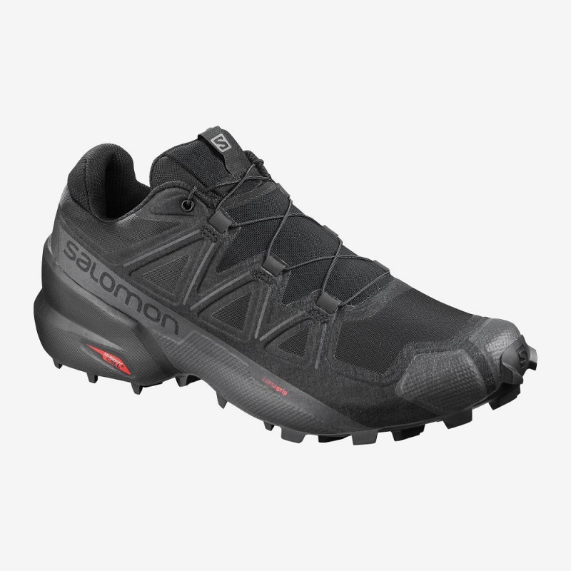 Salomon Speedcross 5 Breda Trail Löparskor Herr Svarta | 54803-PATM