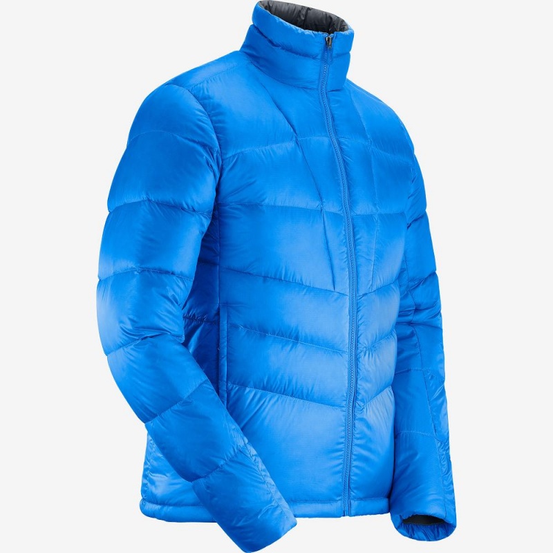 Salomon Transition Down Jacket M Jacka Herr Blå | 34175-KIZO