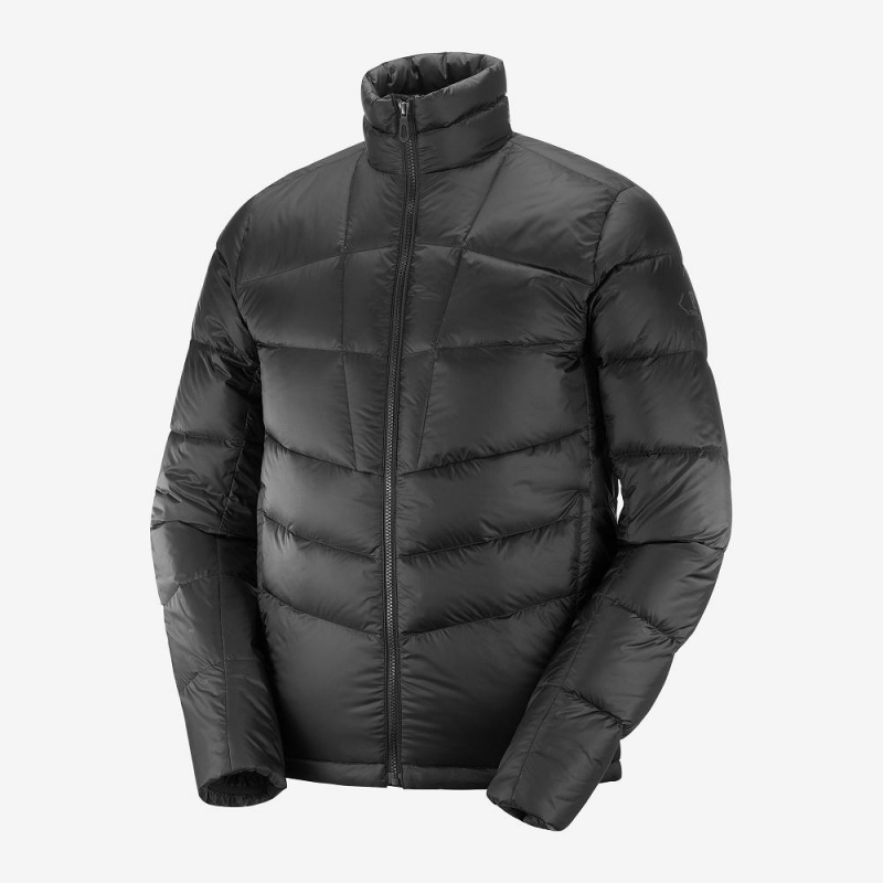 Salomon Transition Down Jacket M Jacka Herr Svarta | 70145-NMUO