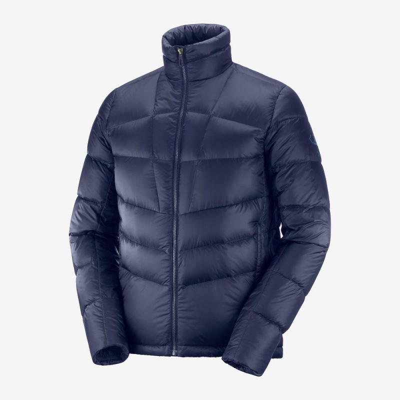 Salomon Transition Down Jacket M Jacka Herr Marinblå | 90785-QMIY