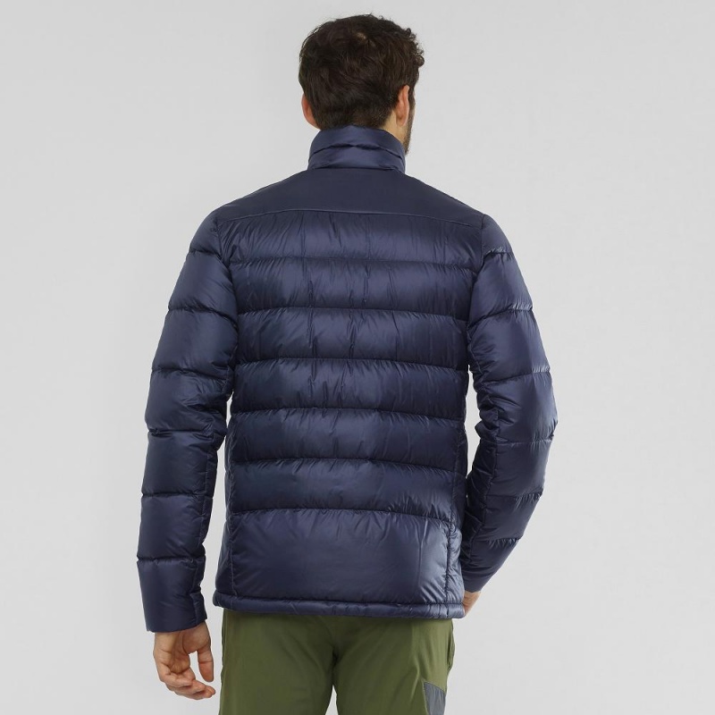 Salomon Transition Down Jacket M Jacka Herr Marinblå | 90785-QMIY