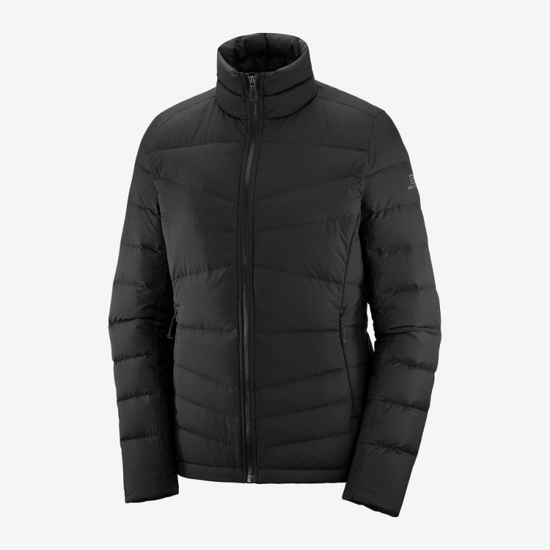 Salomon Transition Down Jacket W Jacka Dam Svarta | 28390-OCSP