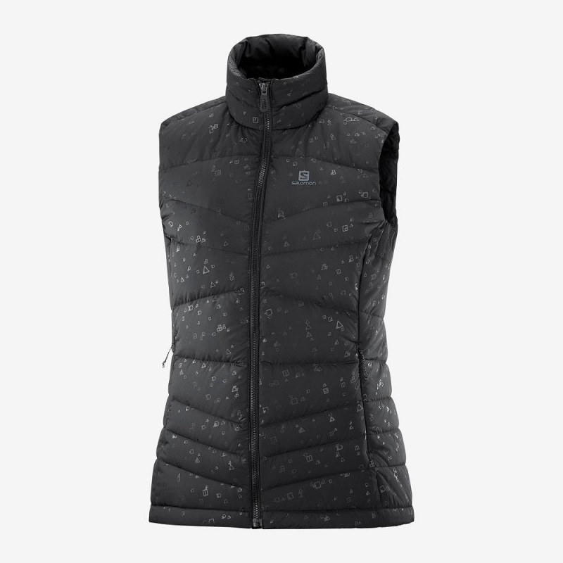 Salomon Transition Down Vest W Jacka Dam Svarta | 71923-YJOL