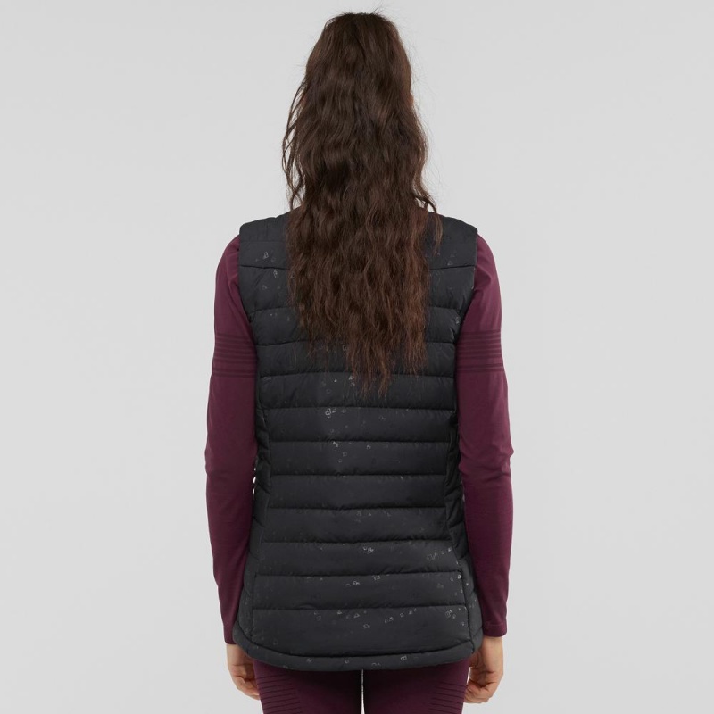 Salomon Transition Down Vest W Jacka Dam Svarta | 71923-YJOL