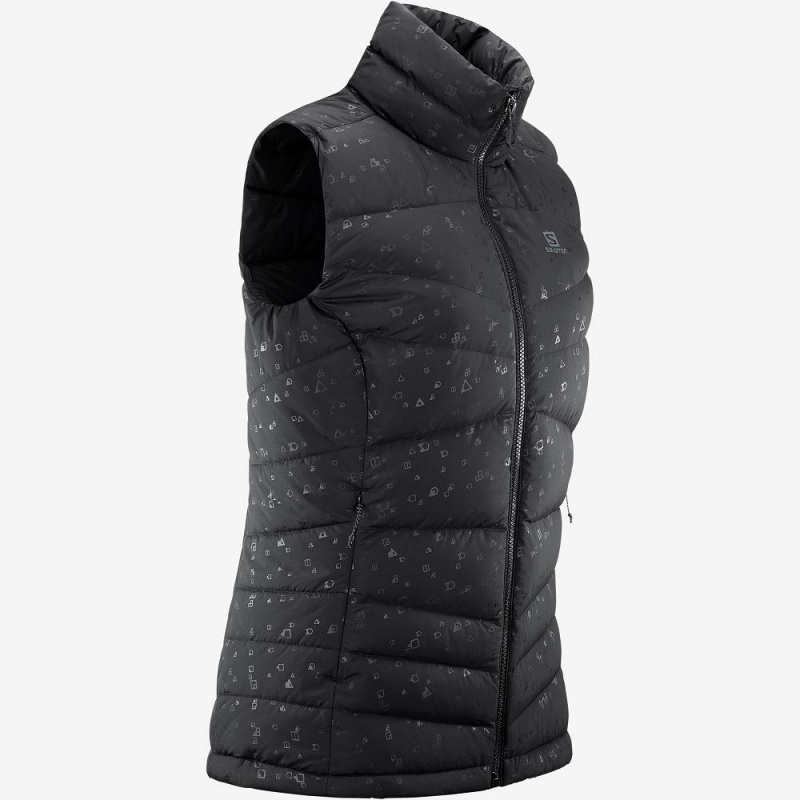 Salomon Transition Down Vest W Jacka Dam Svarta | 71923-YJOL