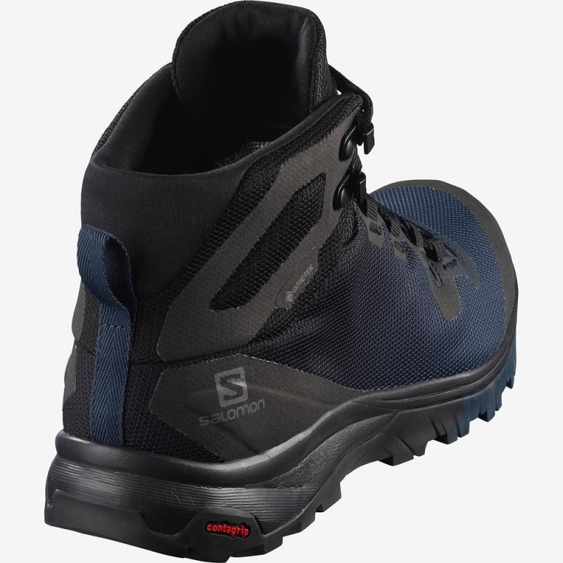 Salomon Vaya Mid Gore-Tex Promenadkängor Dam Svarta | 04369-DJWX