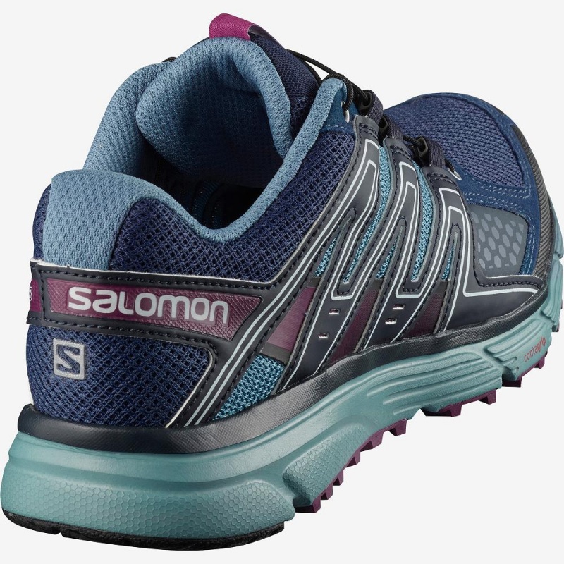 Salomon X-Mission 3 W Trail Löparskor Dam Blå | 28310-PIAZ