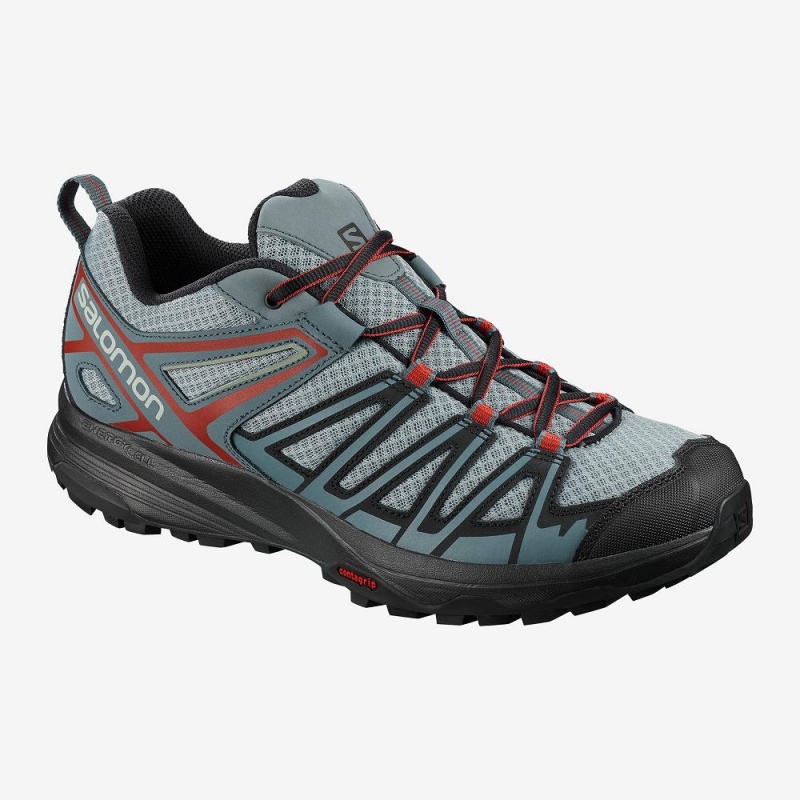 Salomon X Crest Trekking Herr Gröna | 95780-NBKL