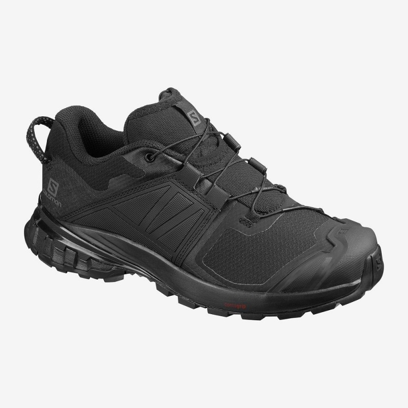 Salomon Xa Wild Trail Löparskor Dam Svarta | 16724-PQMO